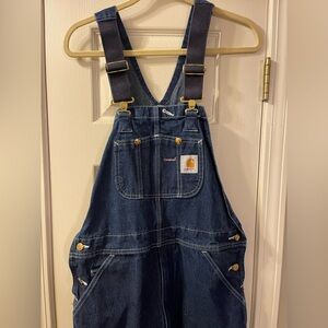 Carhartt Blue Denim Overalls